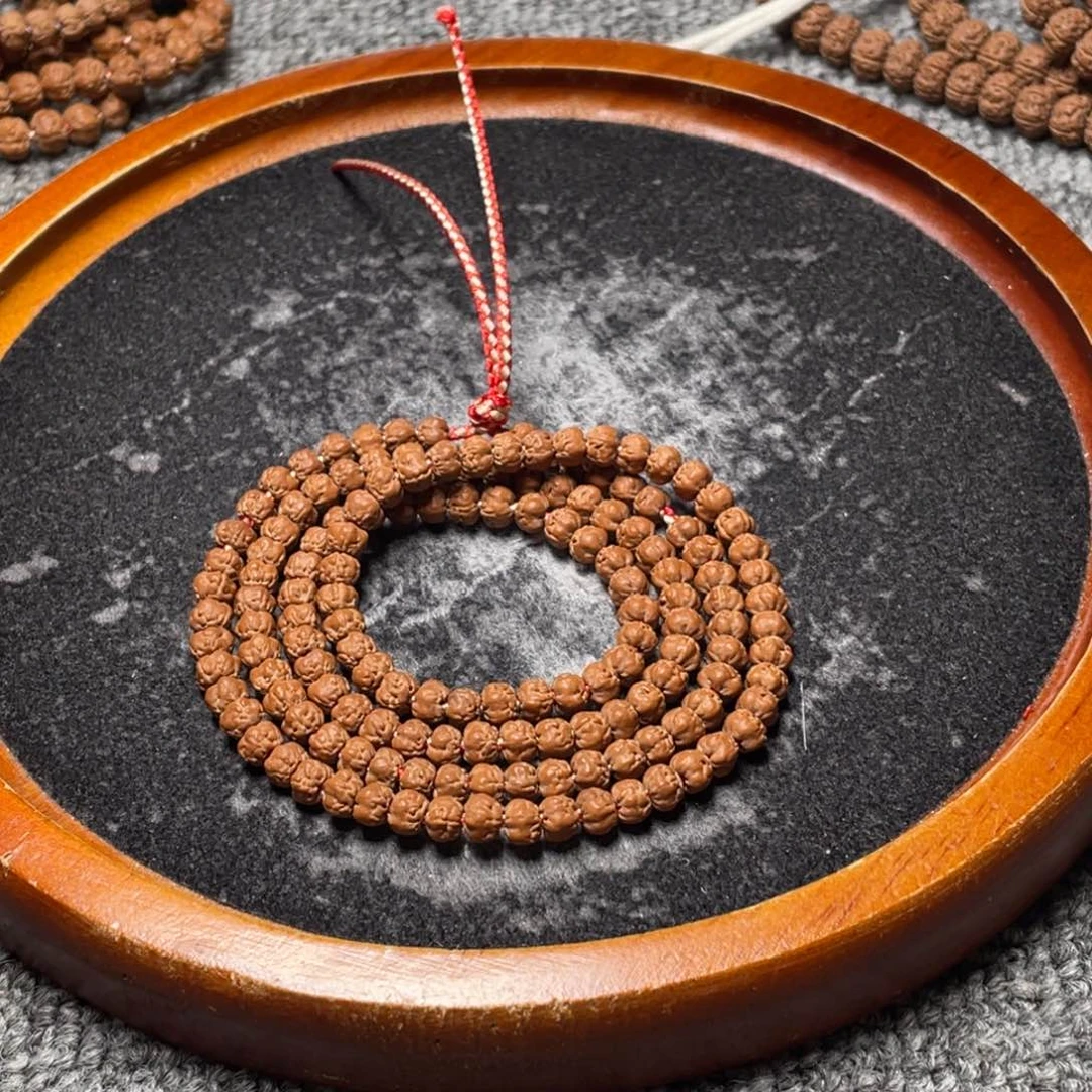 袁***糖金刚菩提手串定制5S佛手尺寸5.5