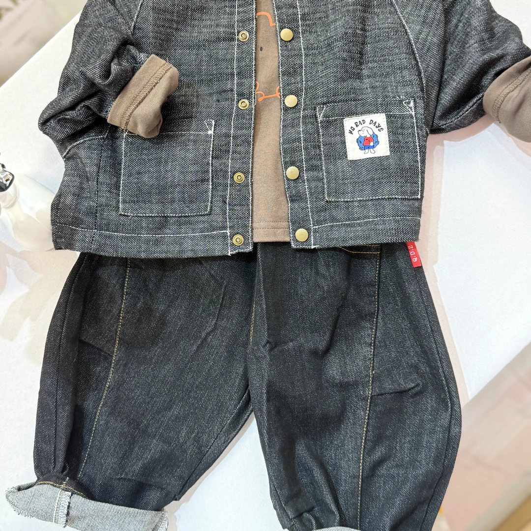 小童男宝秋季三件套装
