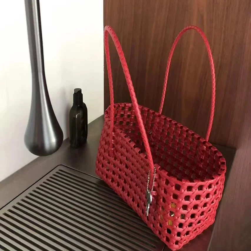 【店主宠粉专属】Zssz 镂空编织菜篮手提包包单肩手提包