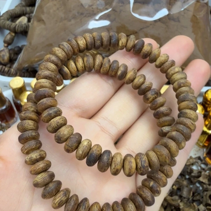手串沉香乌生圆叶算盘珠淳化老料多样性发其一
