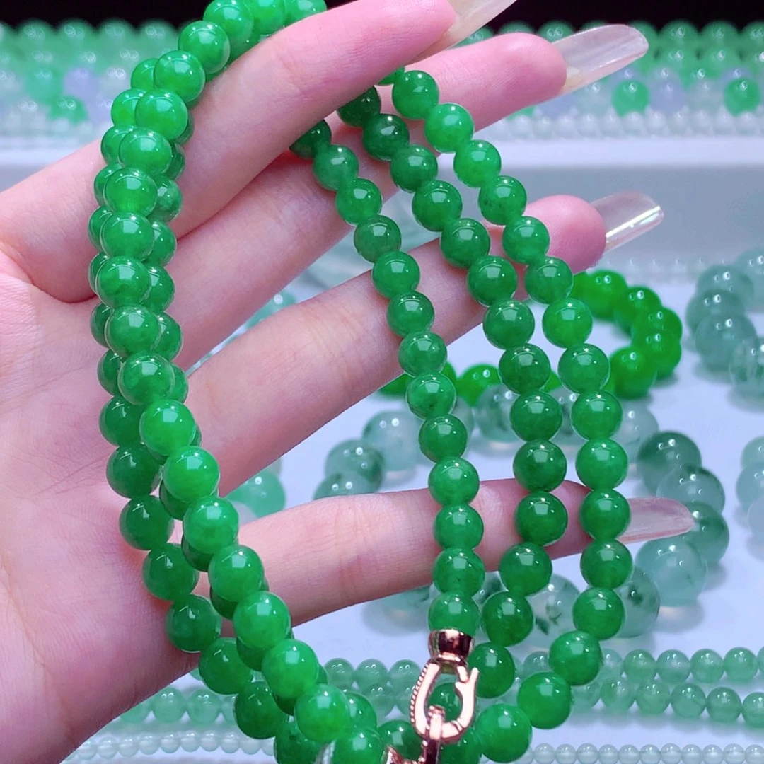 翡翠未镶嵌手链天然翡翠