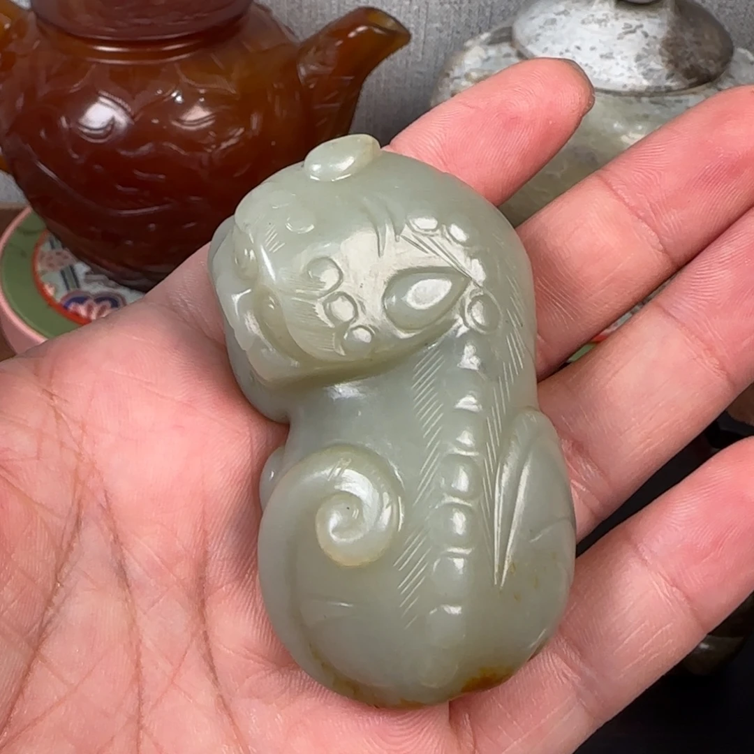 泰***缘非常精美的手把件