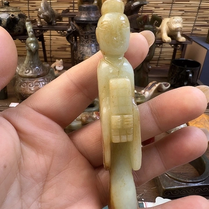 和田玉（糖玉）未镶嵌车挂