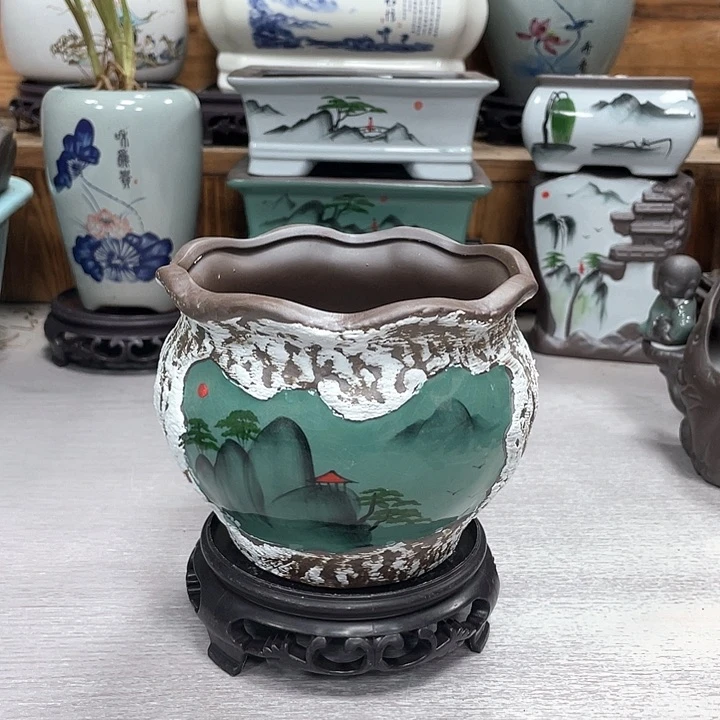 陶瓷花盆紫砂花盆