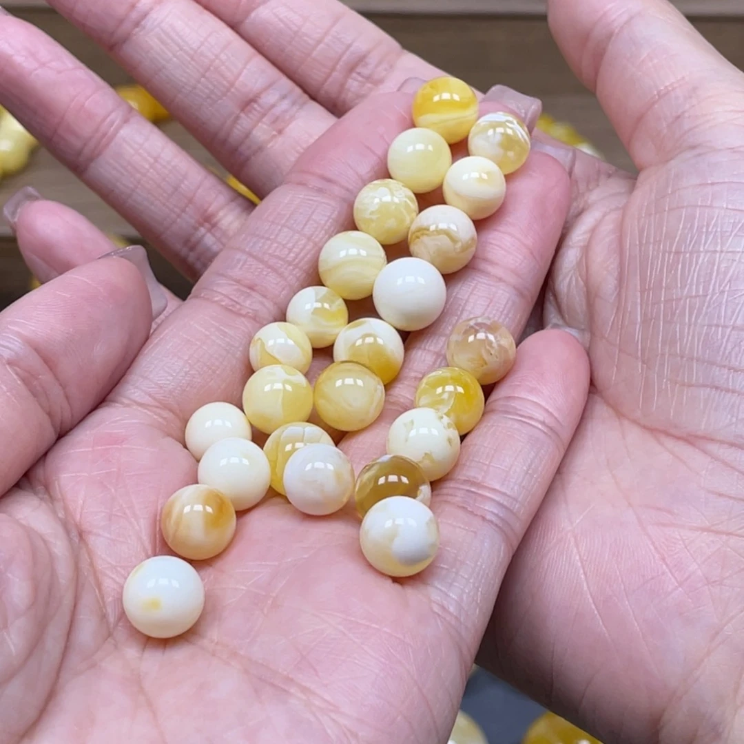 蜜蜡裸石未镶嵌乐*