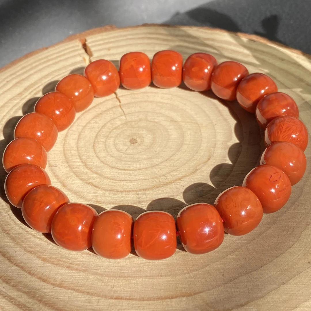 南红玛瑙老型单圈11+有裂