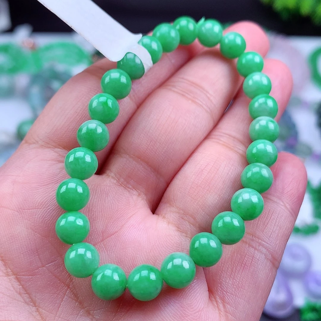 未镶嵌手链翡翠手串