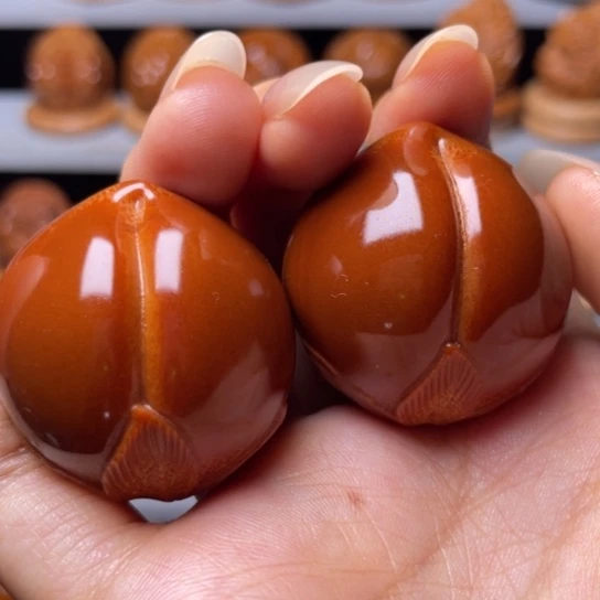 吊坠橄榄核寿桃手球3.5