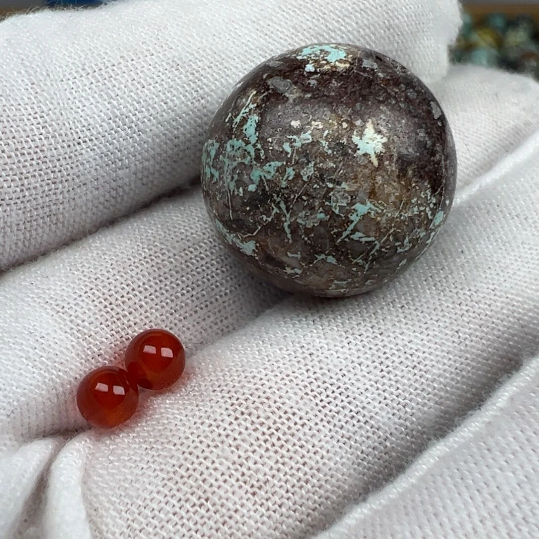 南红玛瑙配饰19.4未镶嵌