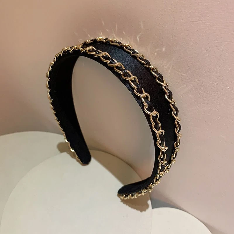 复古气质头箍秋冬百搭高级感个性设计洋气甜酷风网红外出发箍潮