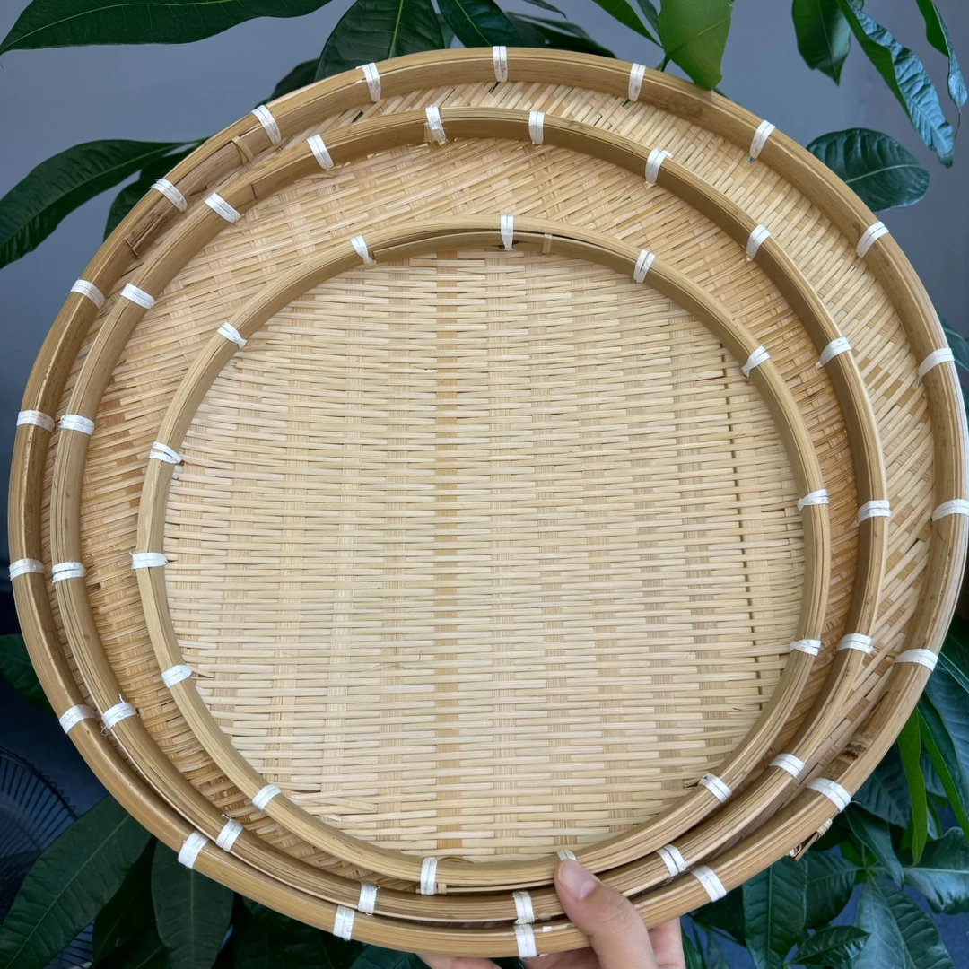 B9988竹编（三件套）大晒框大晒盘42-36-30