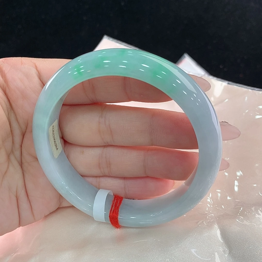 【闪购商品】未镶嵌手镯翡翠萍*61.5，61/62