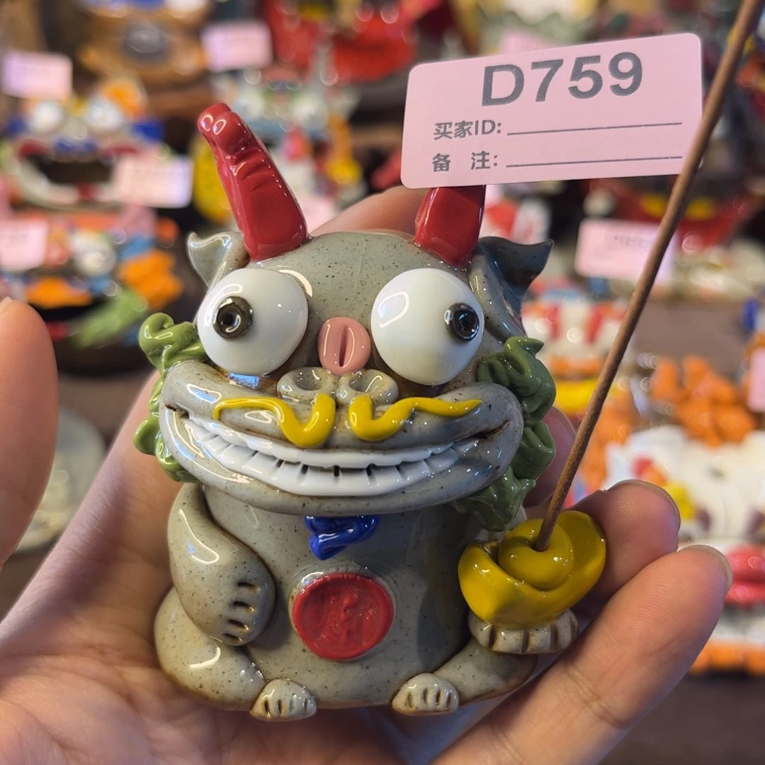 泥塑纯手工茶宠摆件