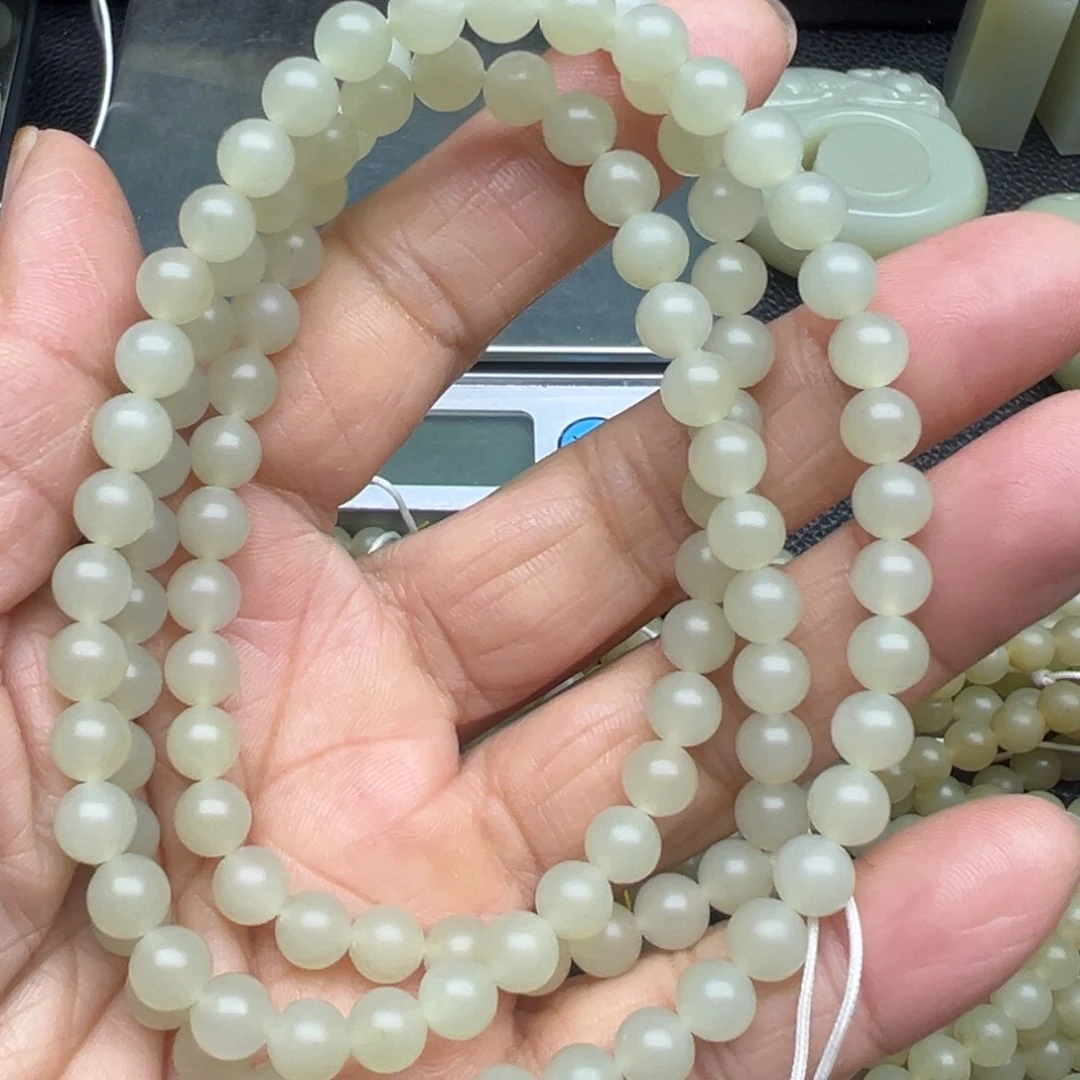 和田玉（糖玉）未镶嵌项链