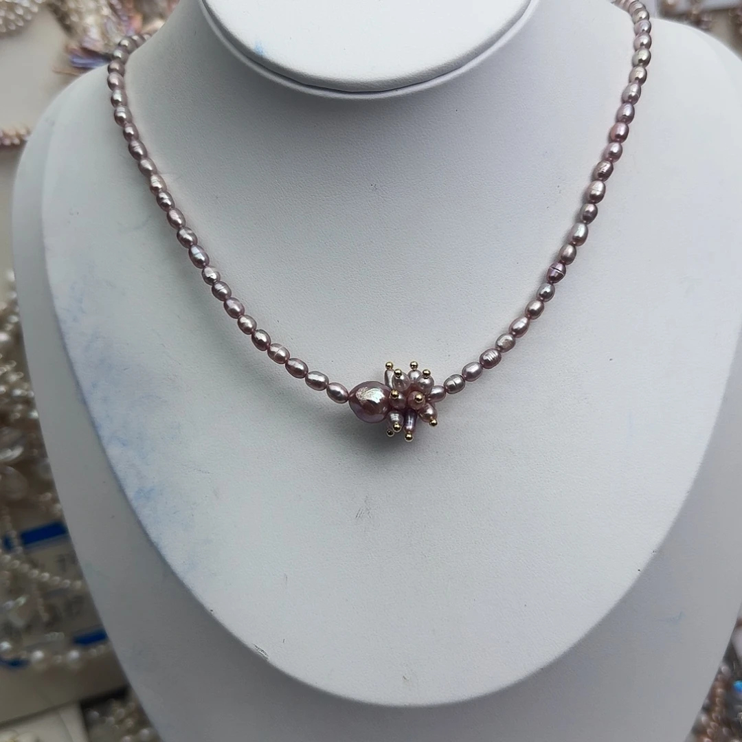 淡水珍珠颈饰未镶嵌