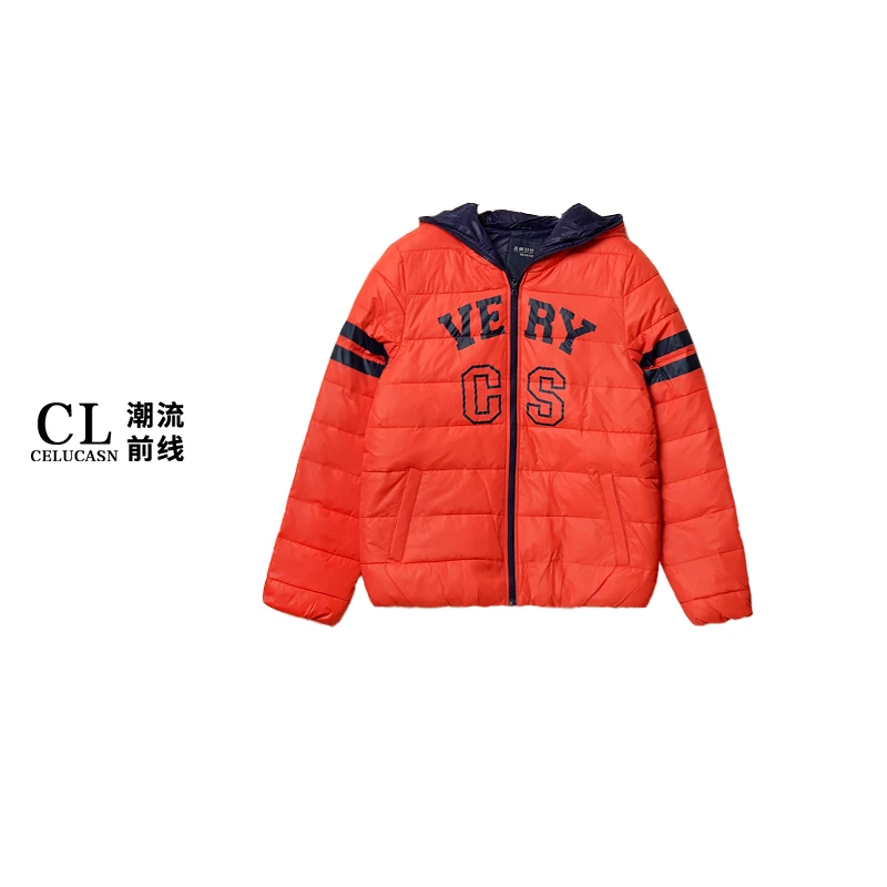 Y4RBY0076#休闲时尚新款女拼接加厚ins潮棉衣小个子韩版宽松棉袄