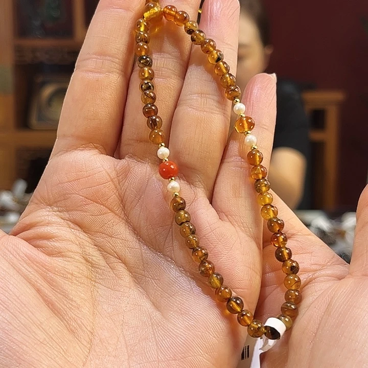 未镶嵌琥珀裸石抚顺琥珀30879