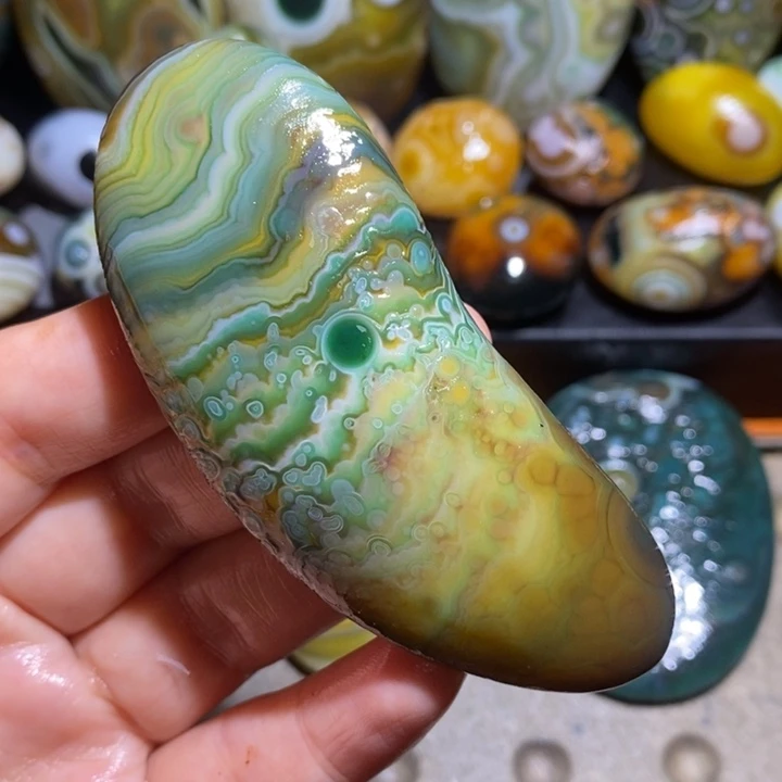 未镶嵌玛瑙/玉髓珠宝半成品29