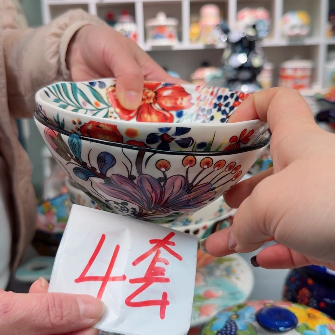 瓷片6英寸饭碗8只看图