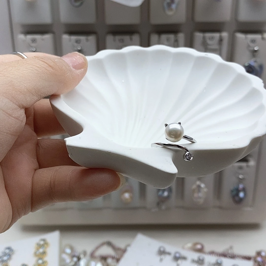 颈饰合金淡水珍珠