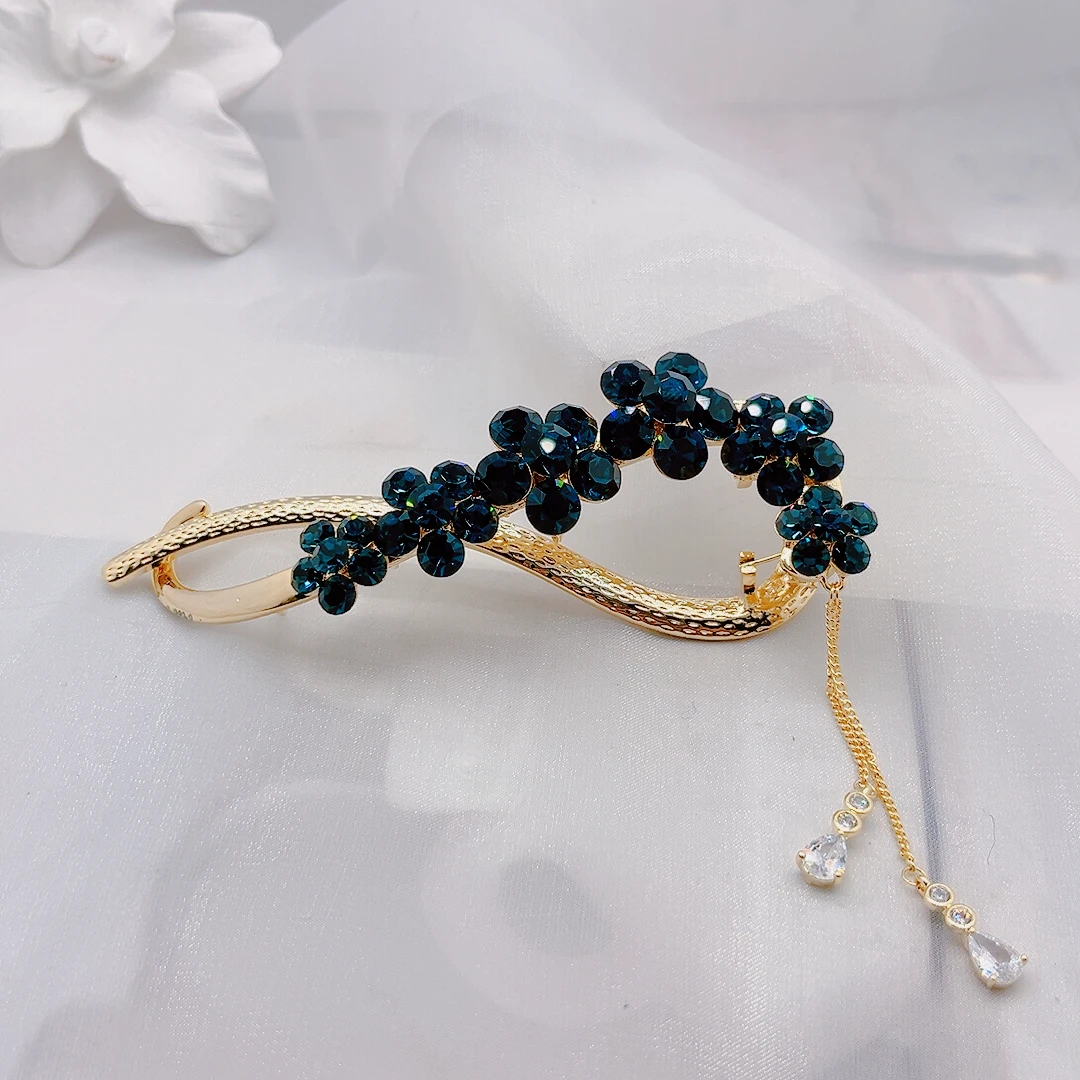 气质妞妞夹发夹头饰轻奢顶夹复古后脑勺盘发发饰