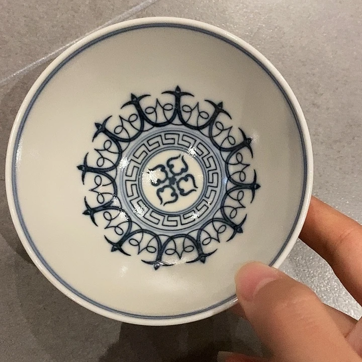 摆件陶柴窑鸡心宝象单杯