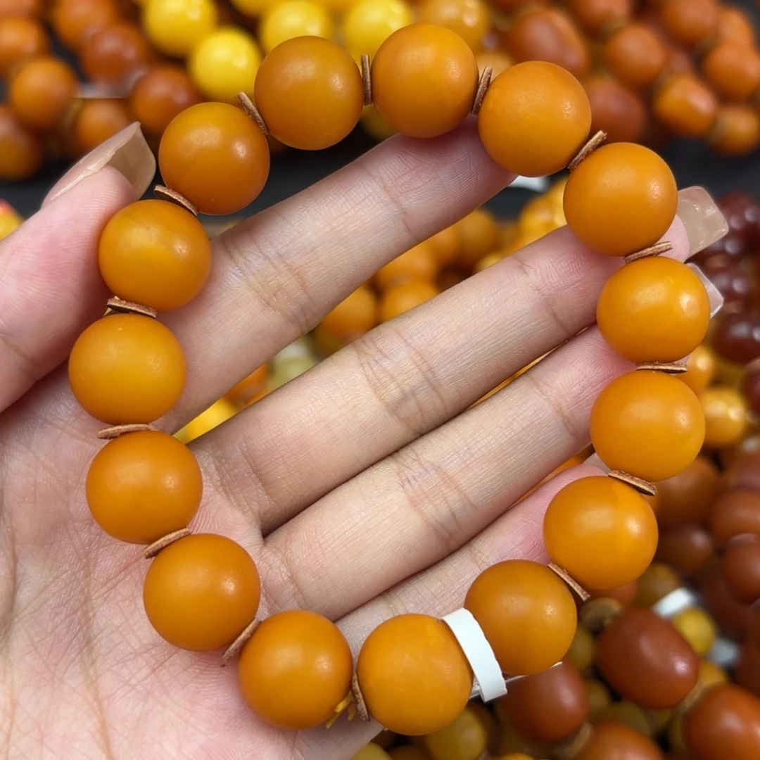 未镶嵌琥珀手链蜜蜡