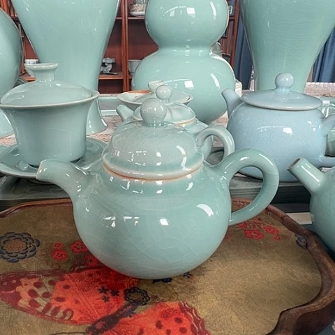 汝瓷容天壶微瑕福利