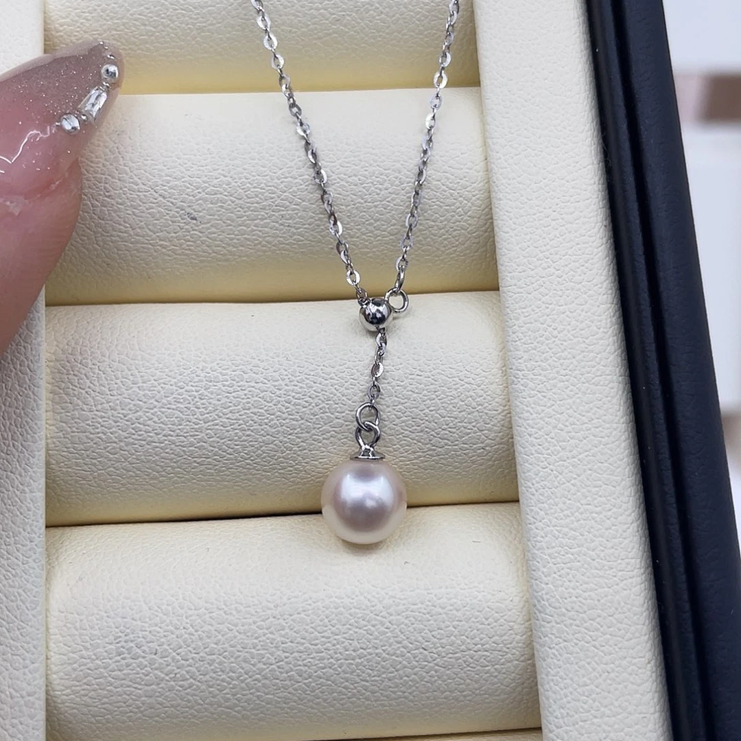 海水珍珠颈饰银S925镶嵌