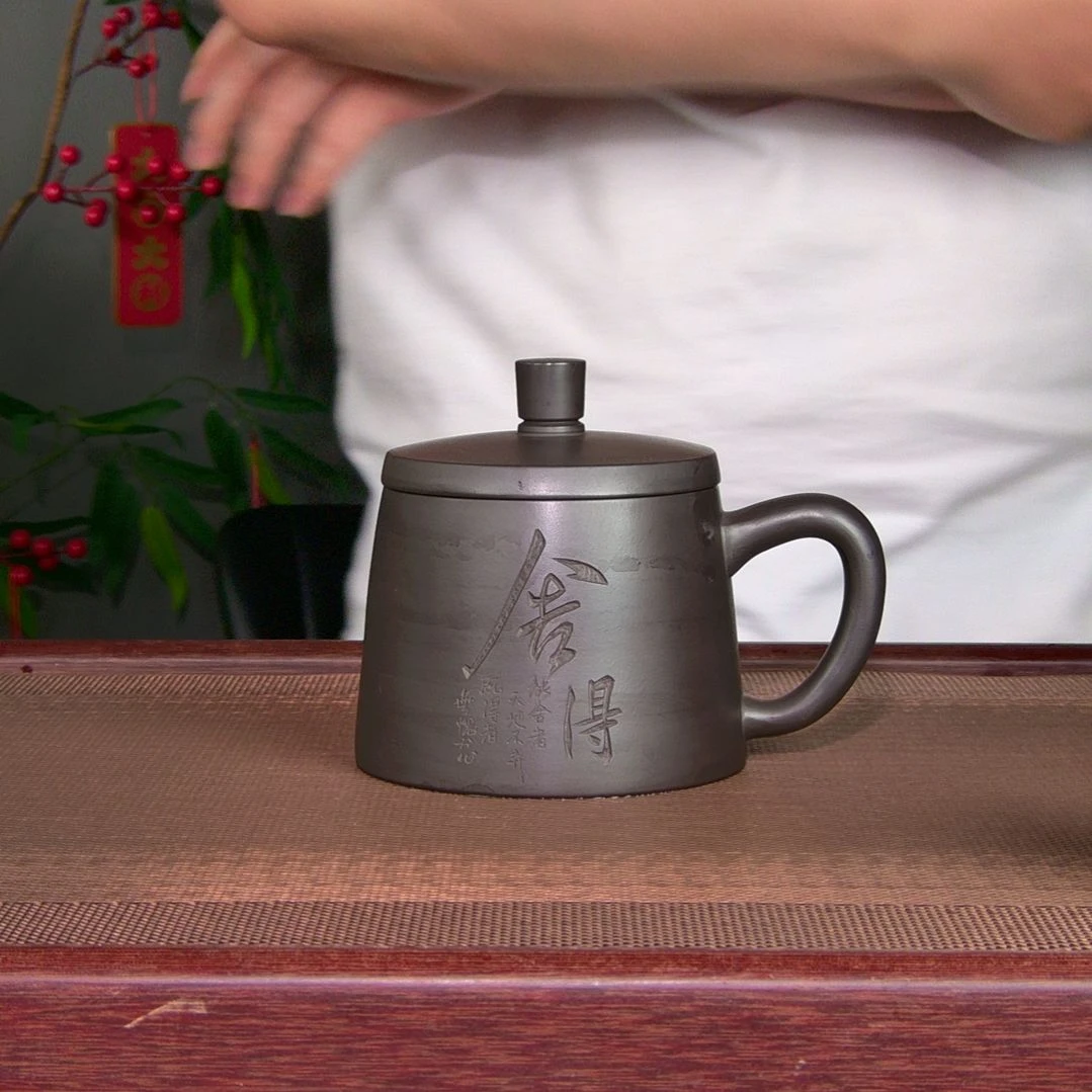 茶杯紫砂高货放漏