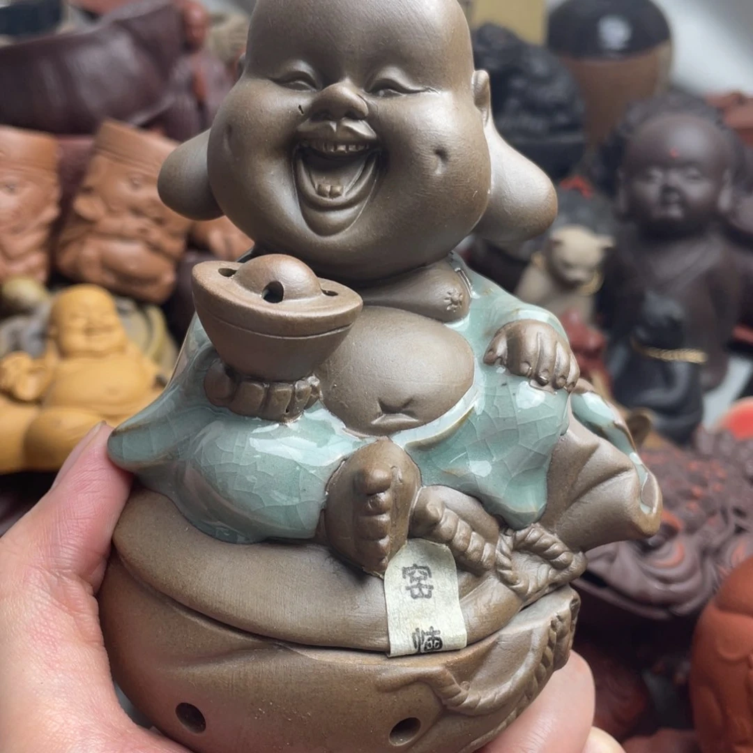 紫砂茶宠紫砂瑕疵