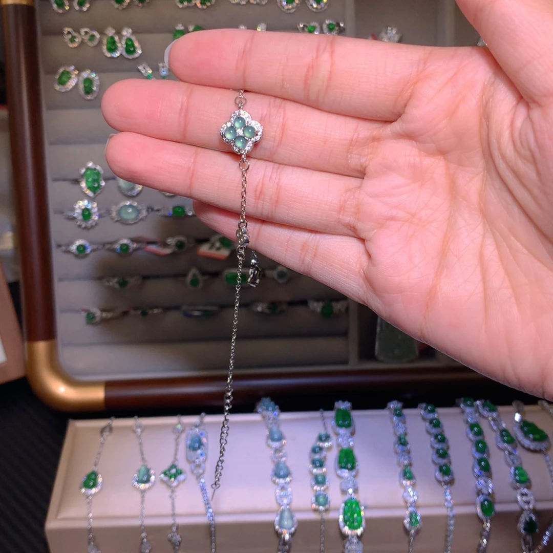 翡翠未镶嵌手链手链