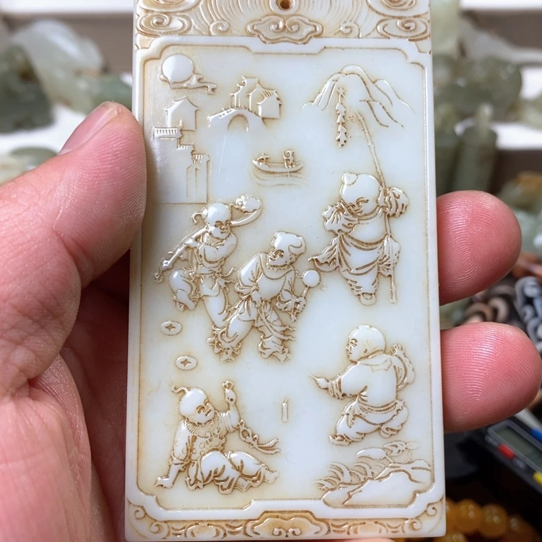 和田玉颈饰未镶嵌用****5