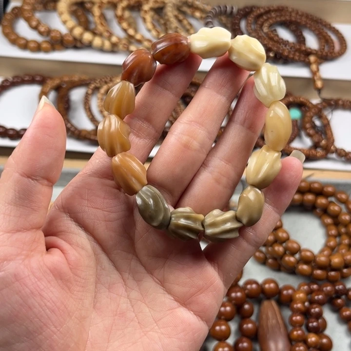 藤艺手串龙脊菩提多宝珠手串