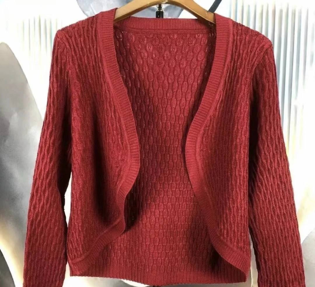 0050-百搭夏季防晒弹力开衫