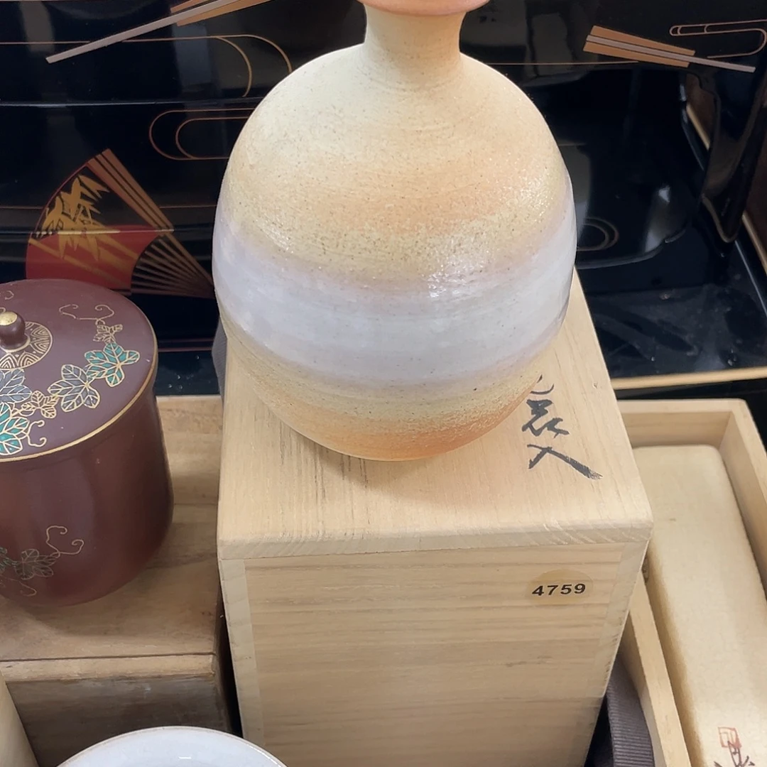 秋烧火色小花入瓶