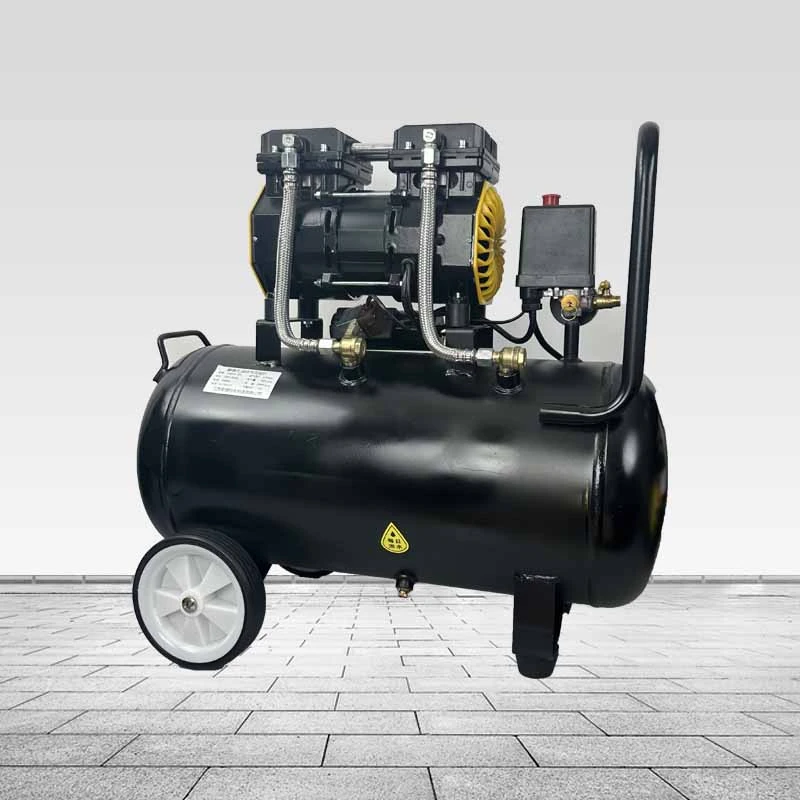 1680瓦-50升220V小型便携式无油静音空压机高压气泵木工装修喷漆