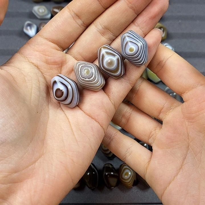 ****财合金玛瑙/玉髓珠宝半成品