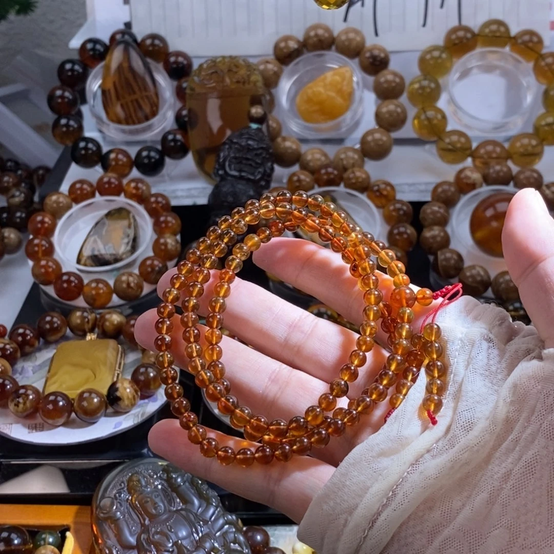 琥珀未镶嵌珠宝奇石