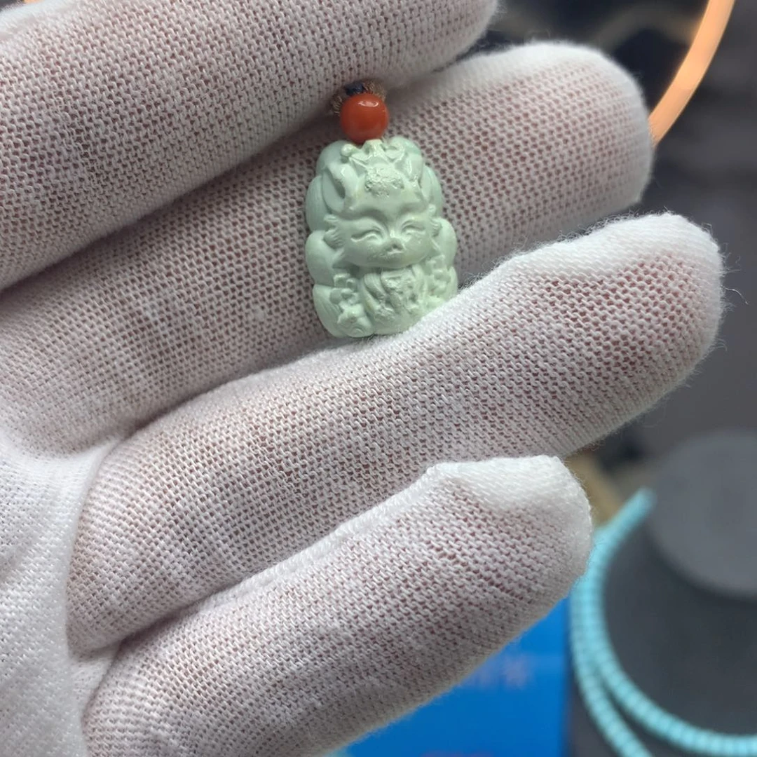 绿松石挂件未镶嵌