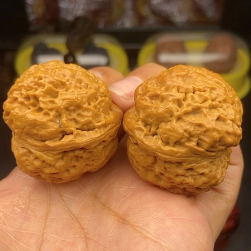 【闪购商品】文玩核桃手串39尺老蟾头