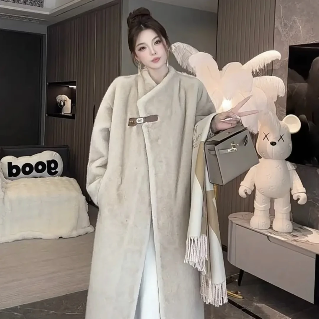 AMYSURE爱米修韩版温柔气质慵懒风外套2442