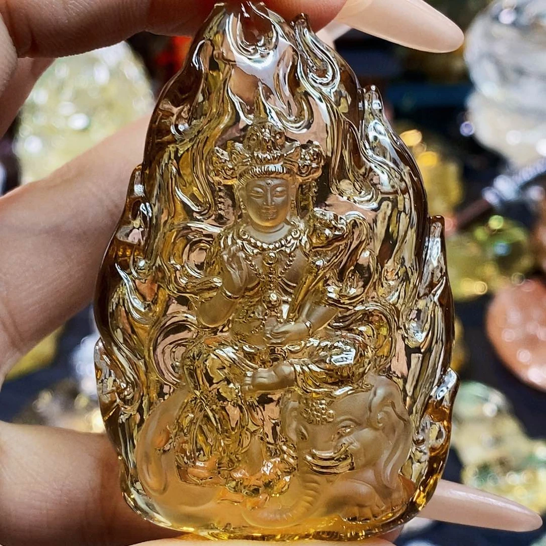 水晶颈饰未镶嵌M***o吊坠