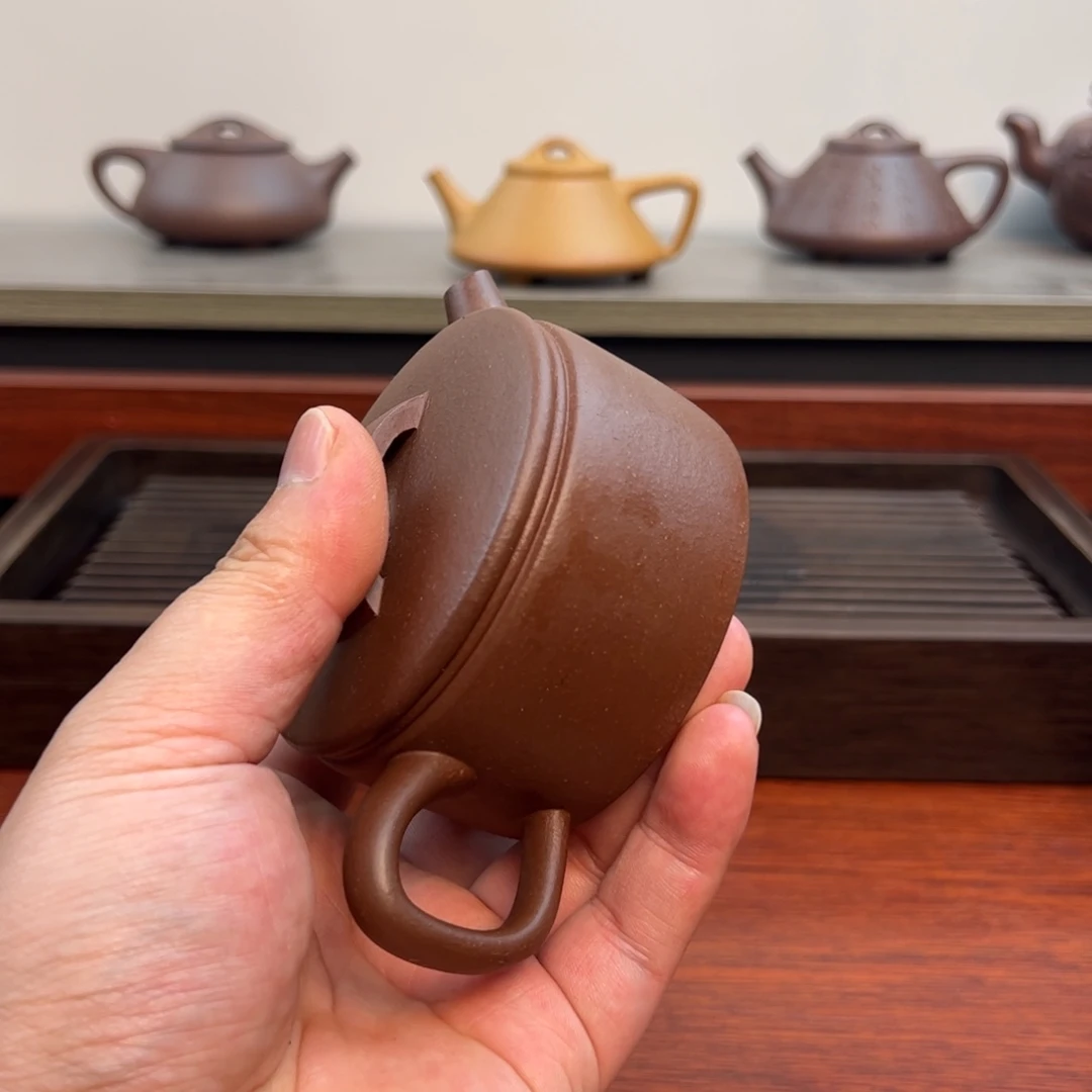 茶壶紫砂微瑕：160cc 紫泥