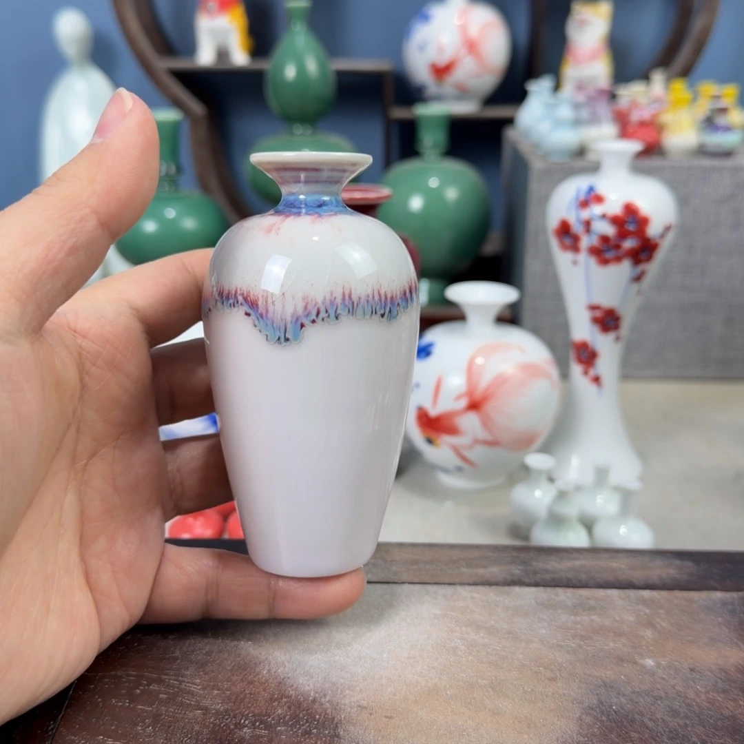 陶瓷手工小花器摆件