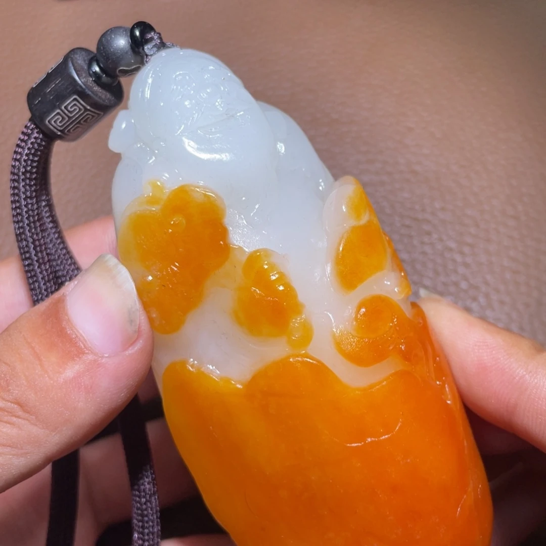 和田玉未镶嵌颈饰d2