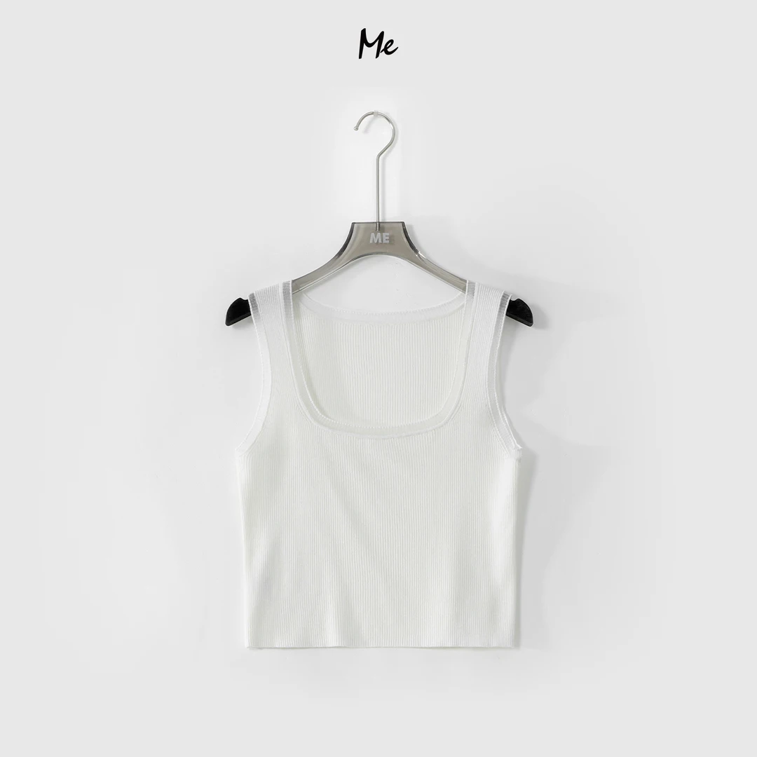 ME【轻氧美背】绵羊毛混纺软糯亲肤透气时尚百搭松弛背心MESS0877