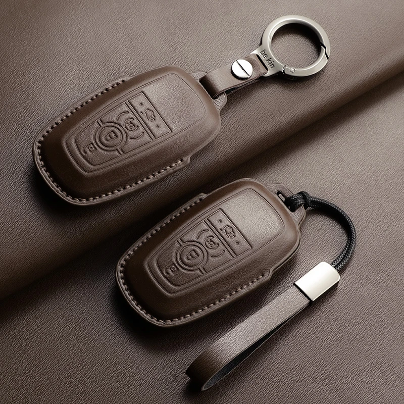 适用林肯钥匙套航海家冒险家飞行家领航员简约真皮壳男女士商务款