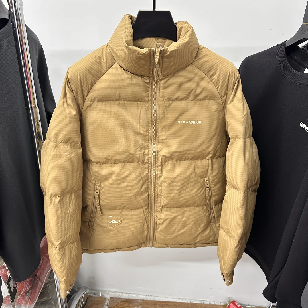 662-情侣款百搭时尚休闲潮牌冬季韩版加绒加厚防寒服-G