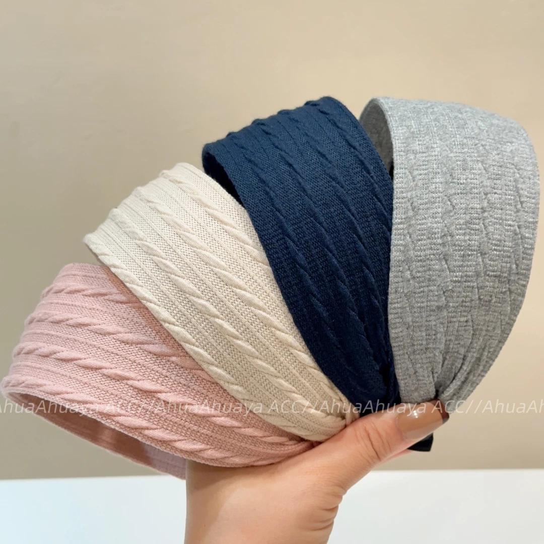 韩国温柔简约高颅顶发箍女2025新款高级感宽边头箍气质网红发饰品